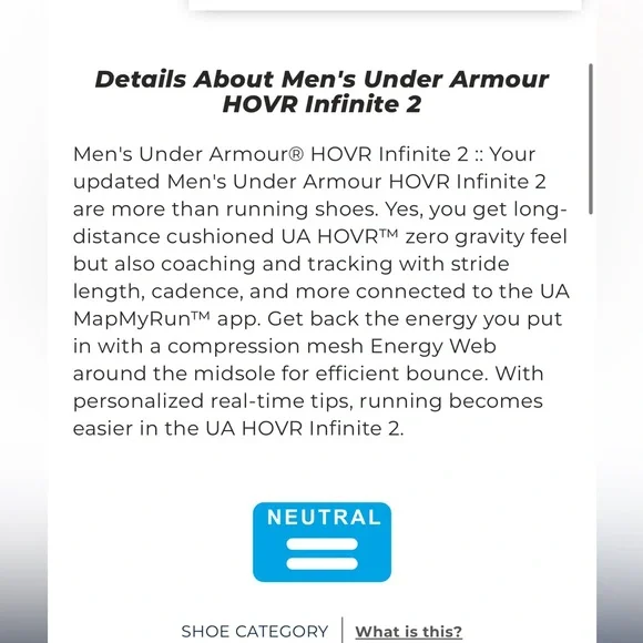 Under Armour HOVR Infinite 2 Running Shoes - Picture 2 of 12